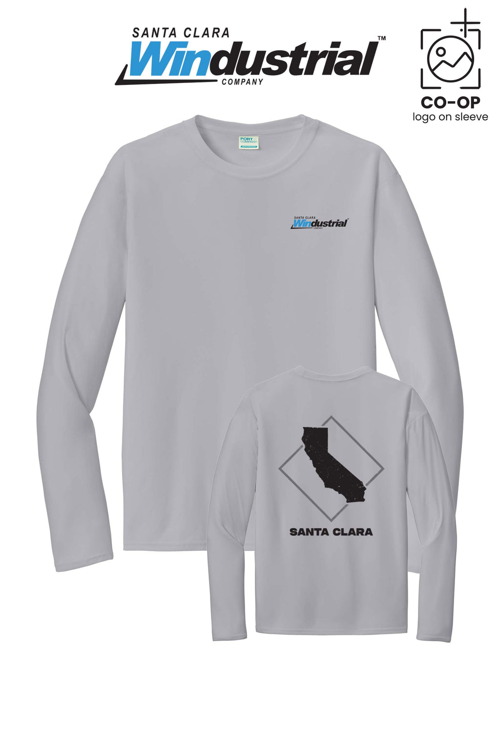Port & Co™ Performance UPF 50 Long Sleeve - Santa Clara Windustrial