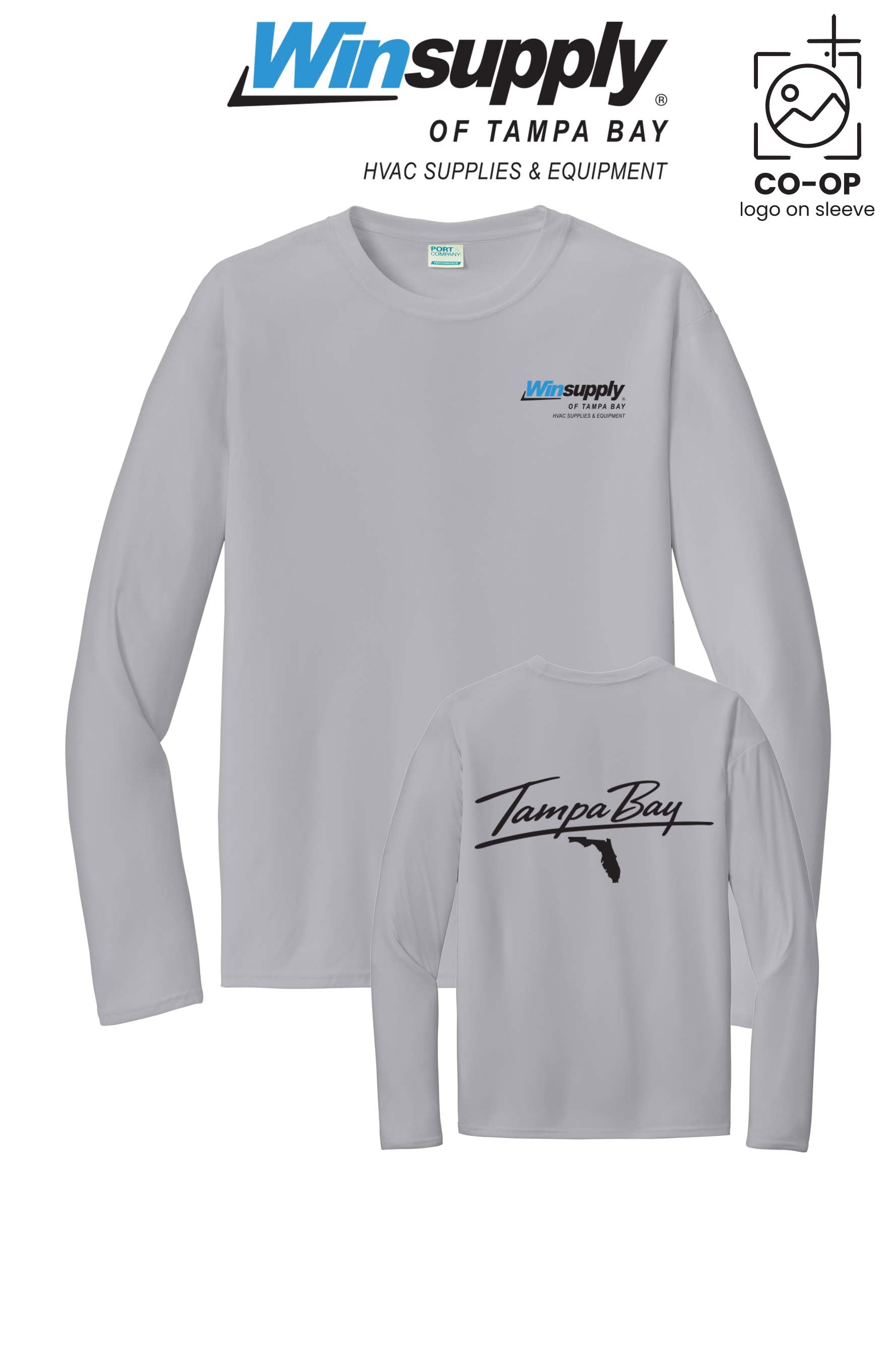Port & Co™ Performance UPF 50 Long Sleeve - Winsupply of Tampa Bay