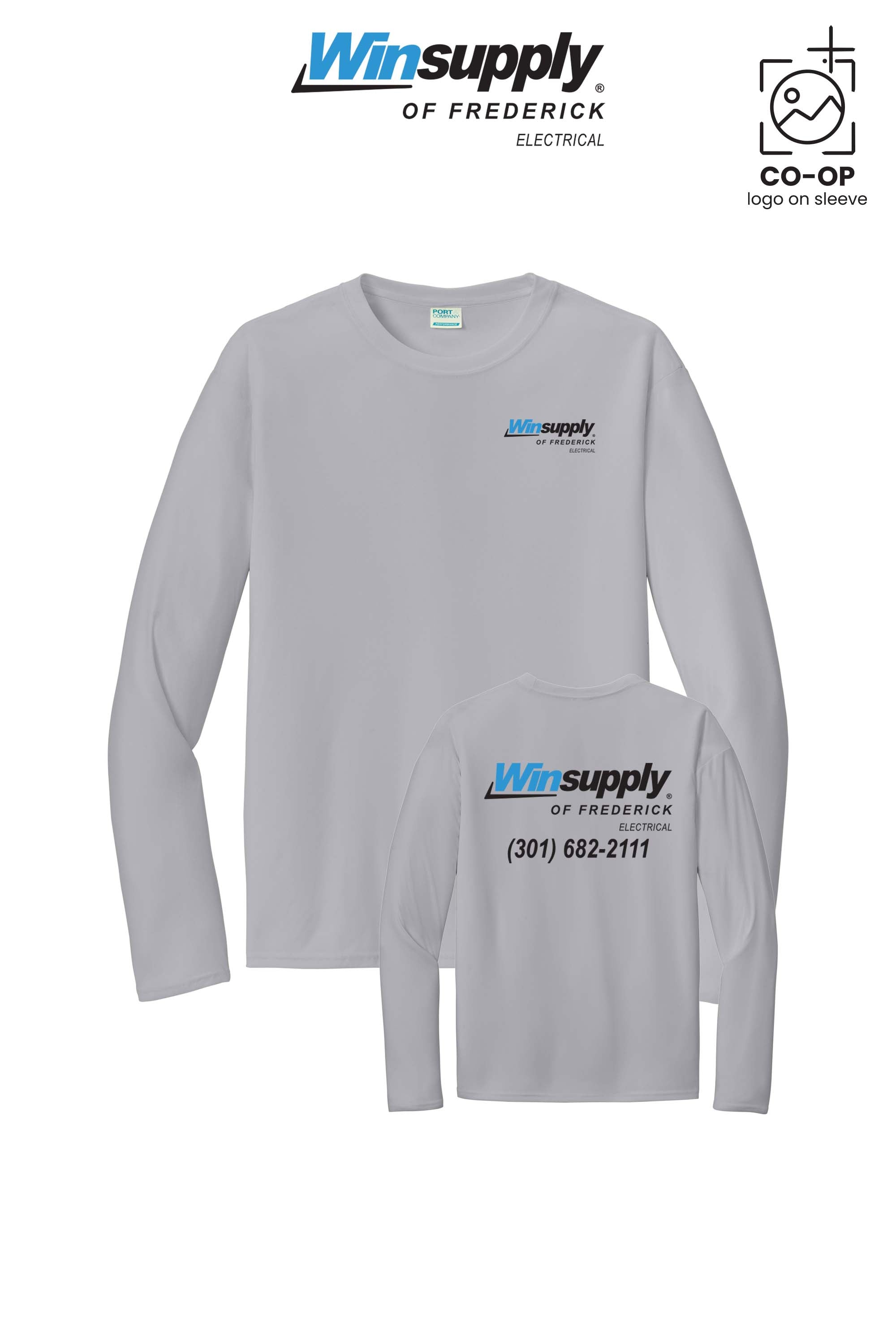 Port & Co™ Performance UPF 50 Long Sleeve - Winsupply of Frederick