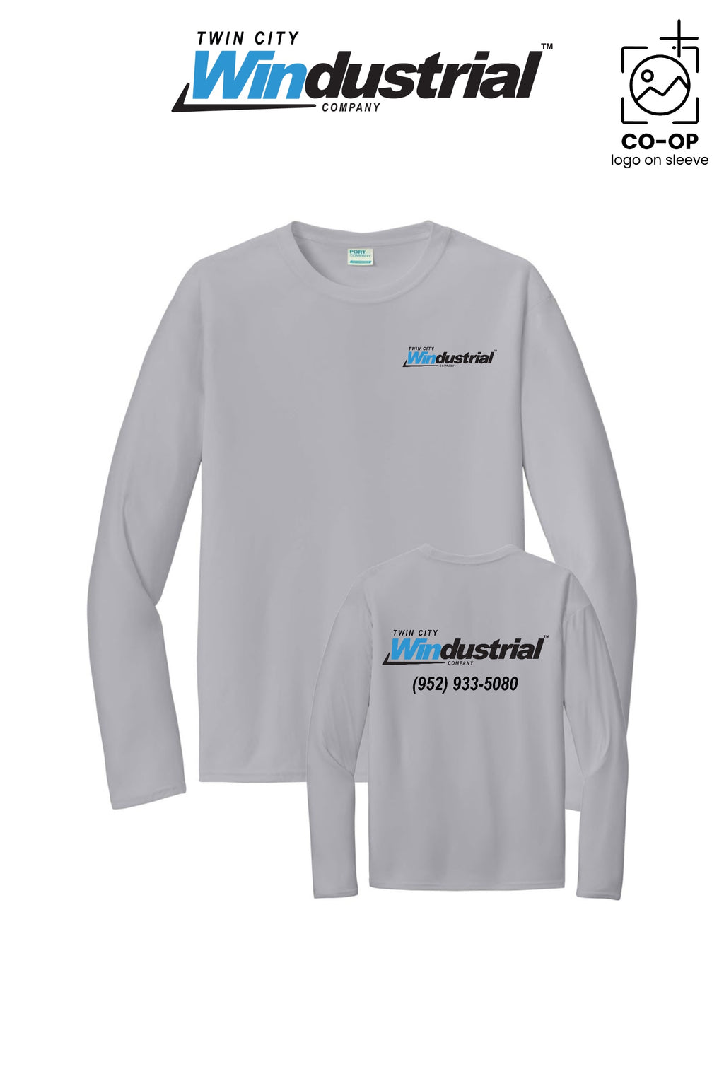Port & Co™ Performance UPF 50 Long Sleeve - Twin City Windustrial