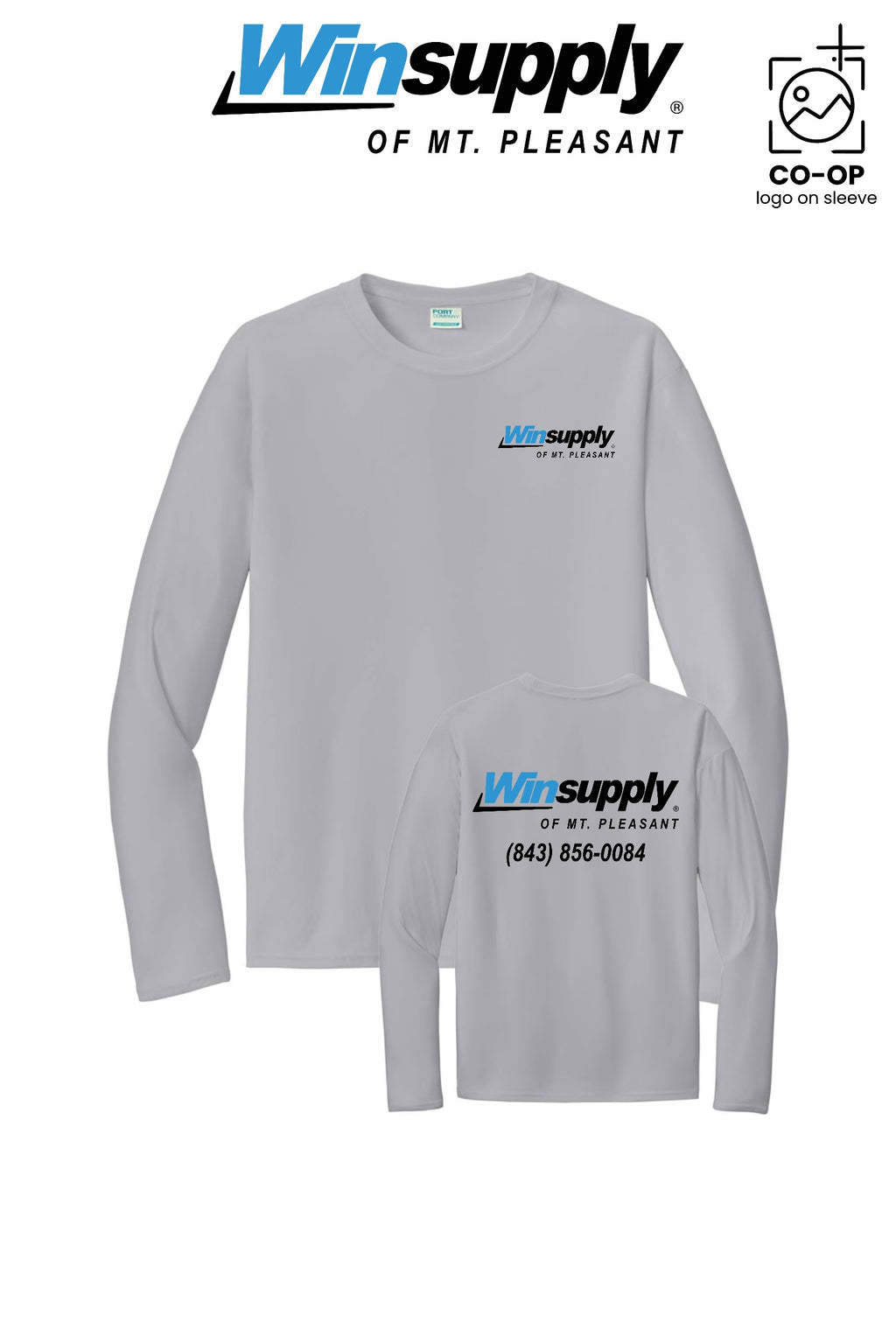Port & Co™ Performance UPF 50 Long Sleeve - Winsupply of Mt. Pleasant