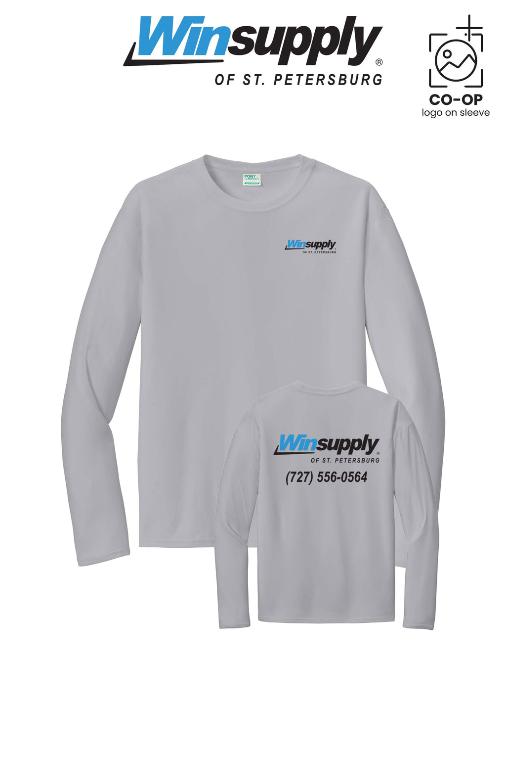 Port & Co™ Performance UPF 50 Long Sleeve - Winsupply of St. Petersburg