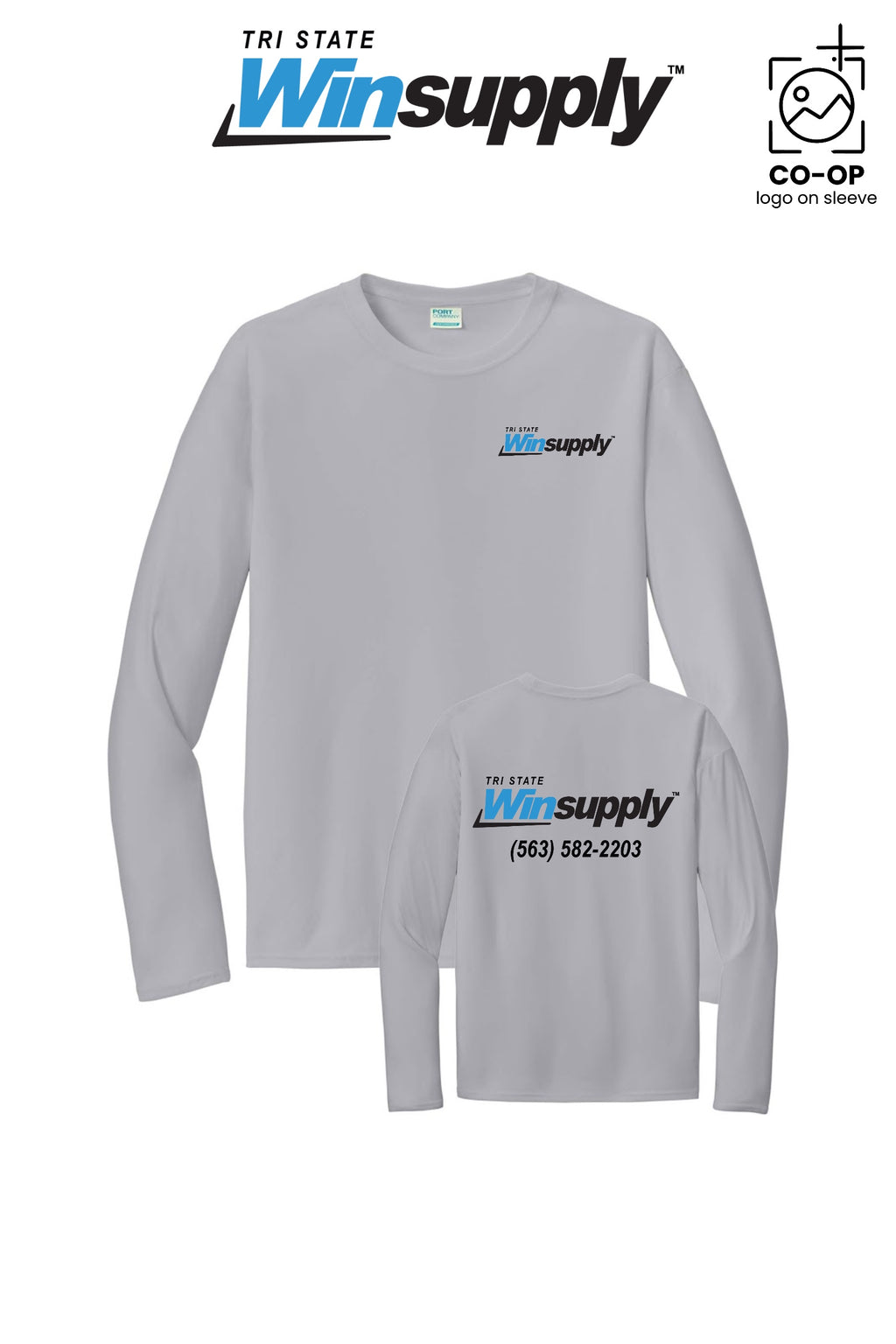 Port & Co™ Performance UPF 50 Long Sleeve - Tri-State Winsupply