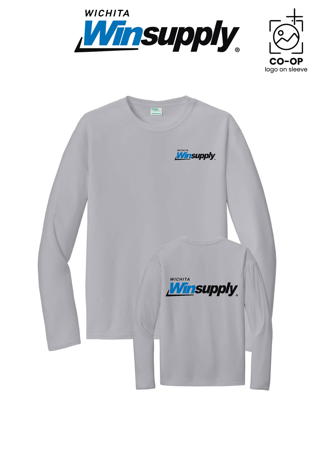 Port & Co™ Performance UPF 50 Long Sleeve - Wichita Winsupply