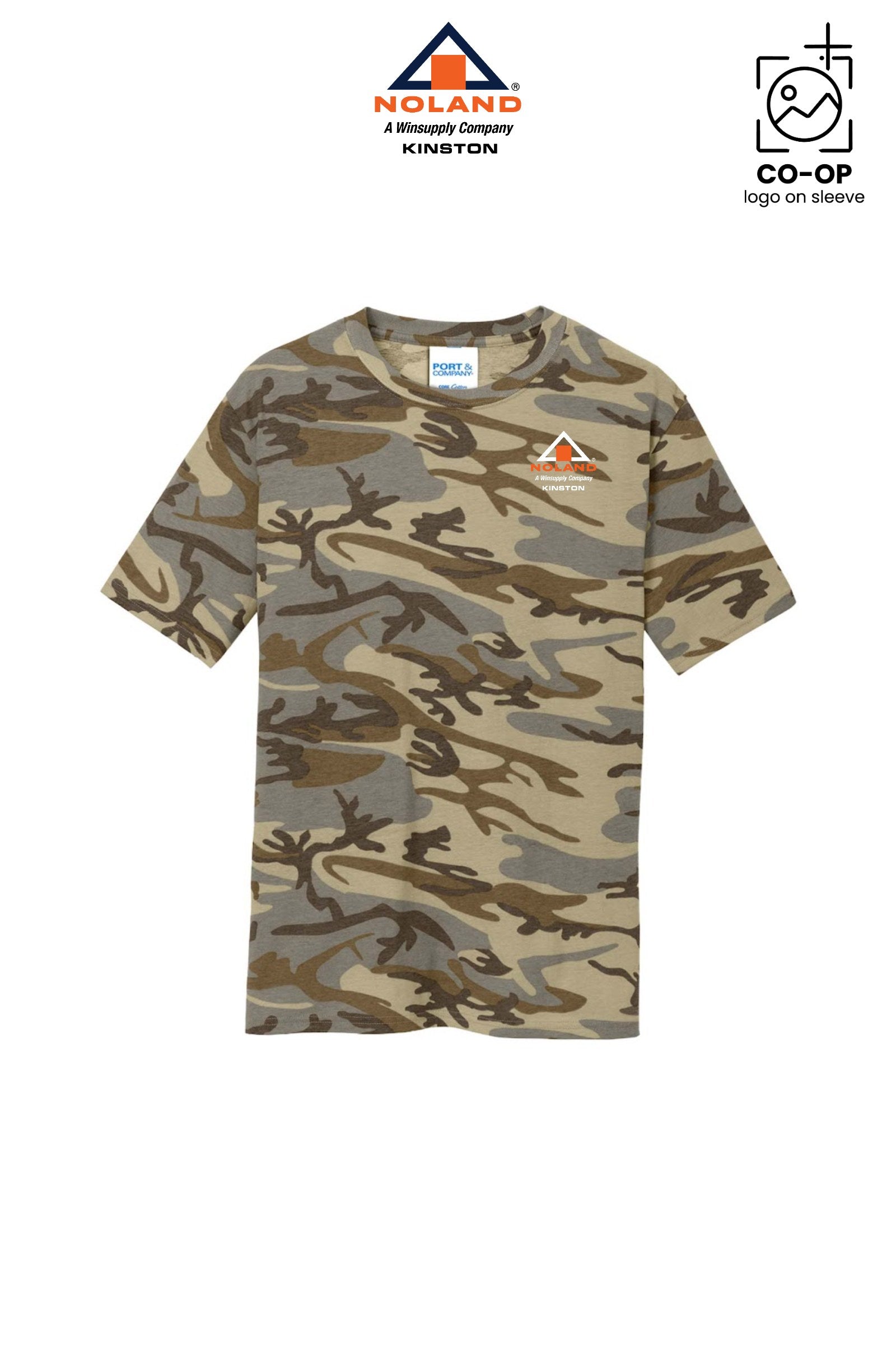 Port & Co™ Core Cotton Camo Tee - Kinston Noland