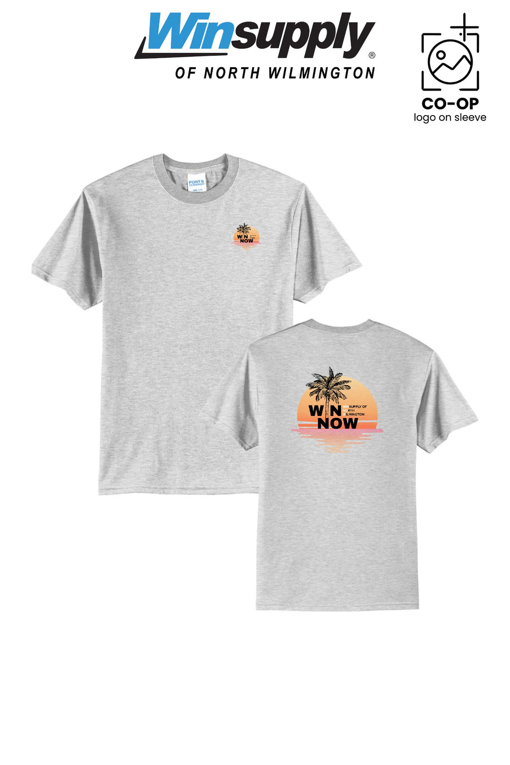 "WIN NOW" Port & Co™ Core Blend Tee - Winsupply N Wilmington NC