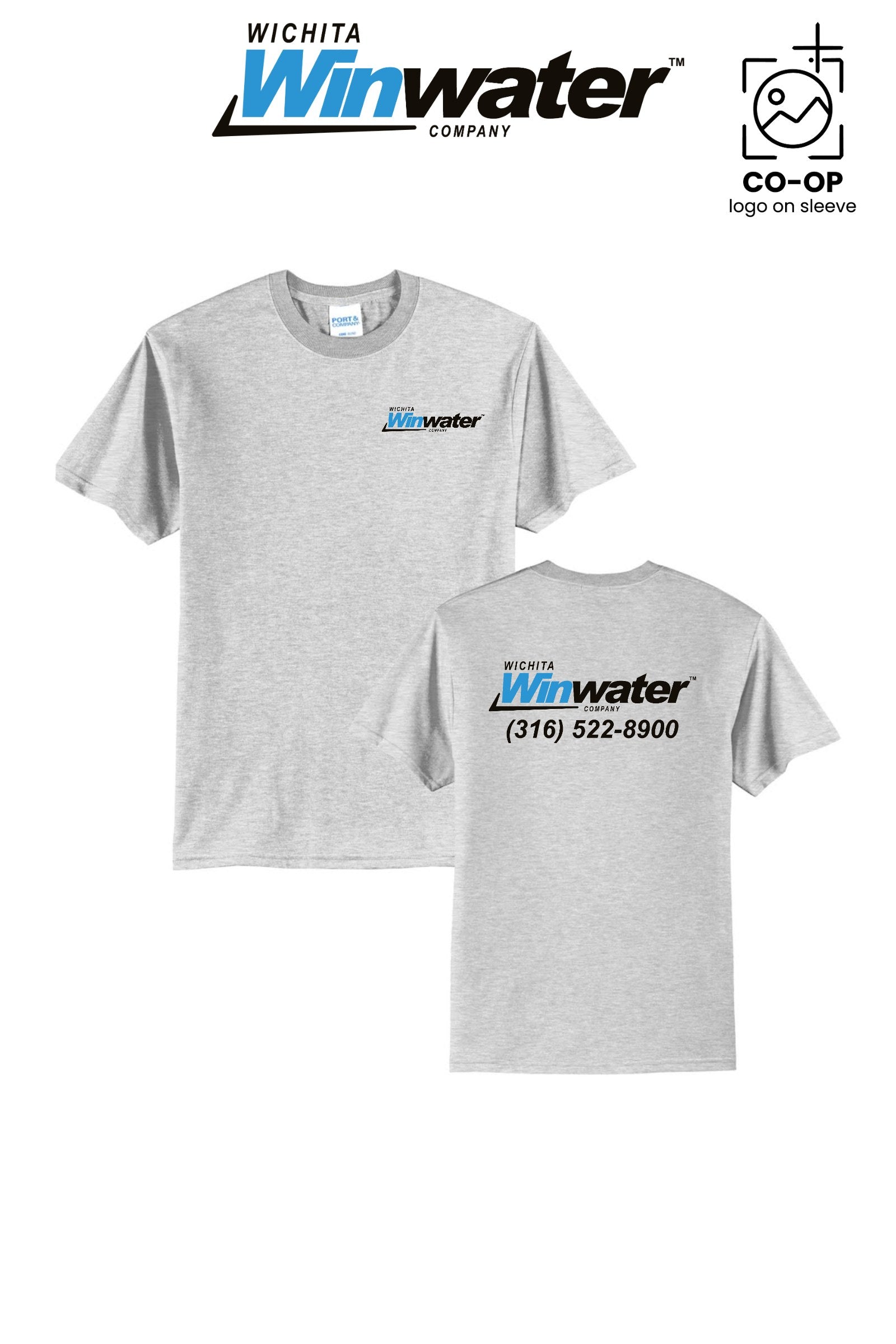 Port & Co™ Core Blend Tee - Wichita Winwater