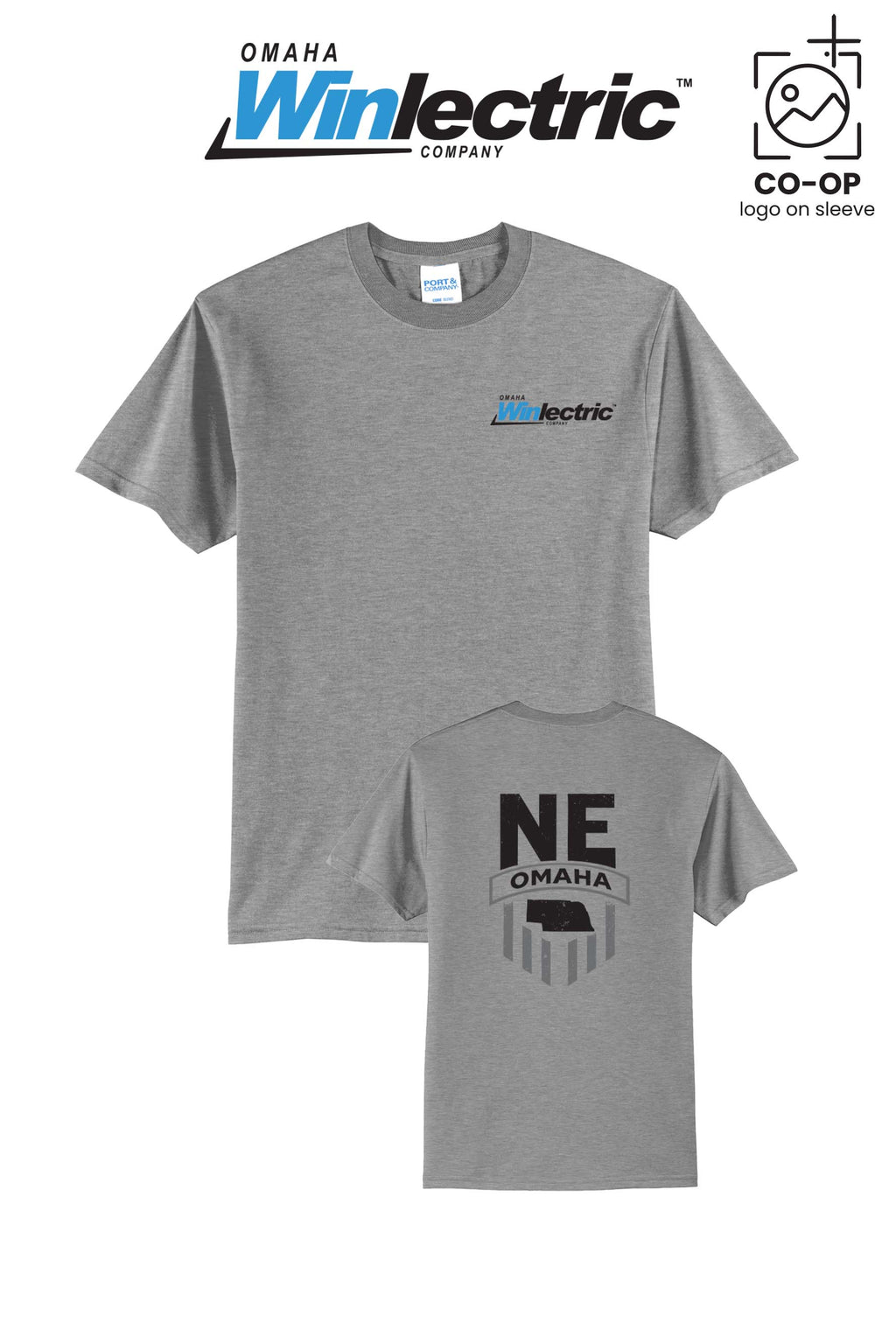 Port & Co™ Core Blend Tee - Omaha Winlectric