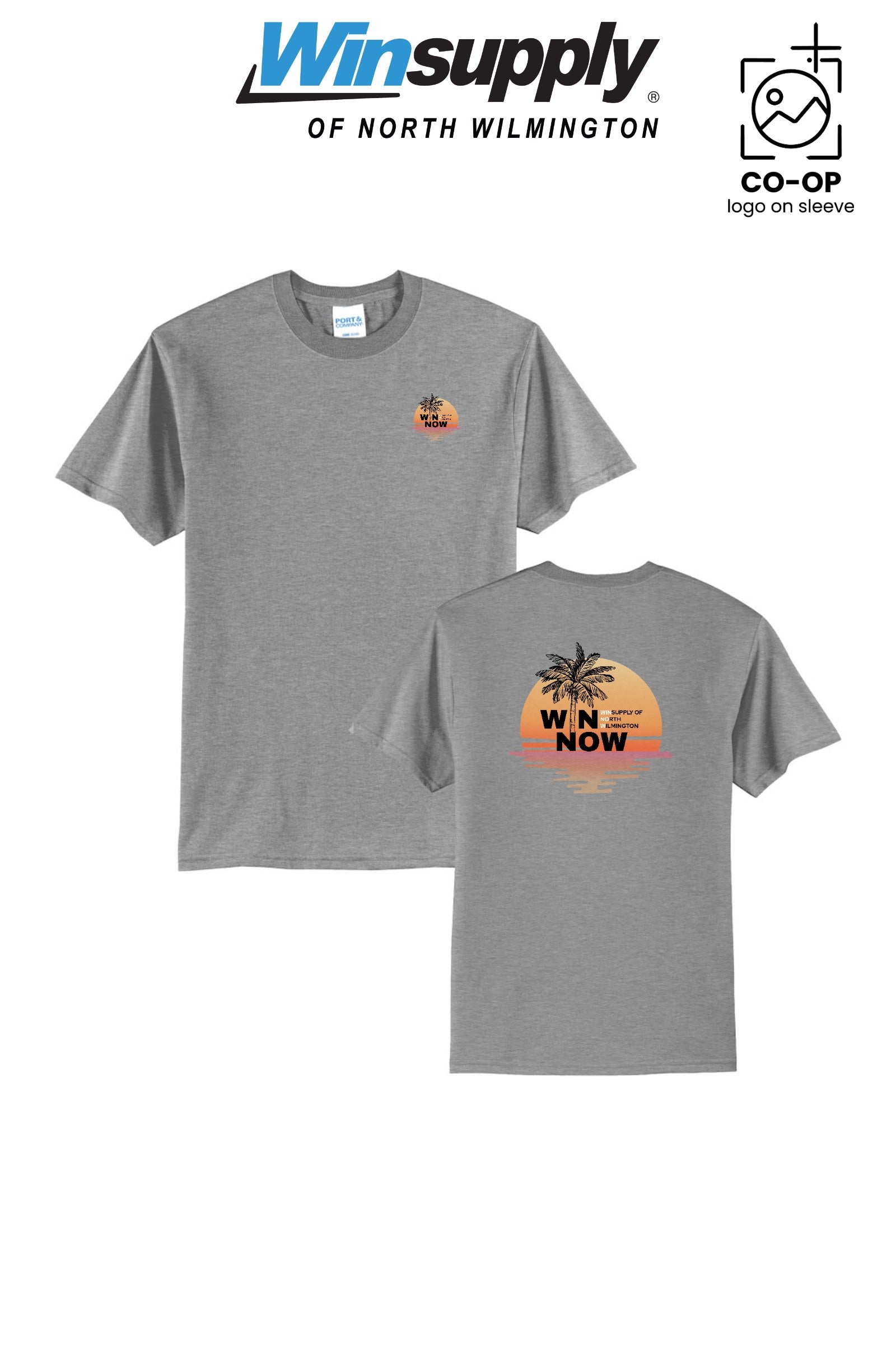 "WIN NOW" Port & Co™ Core Blend Tee - Winsupply N Wilmington NC