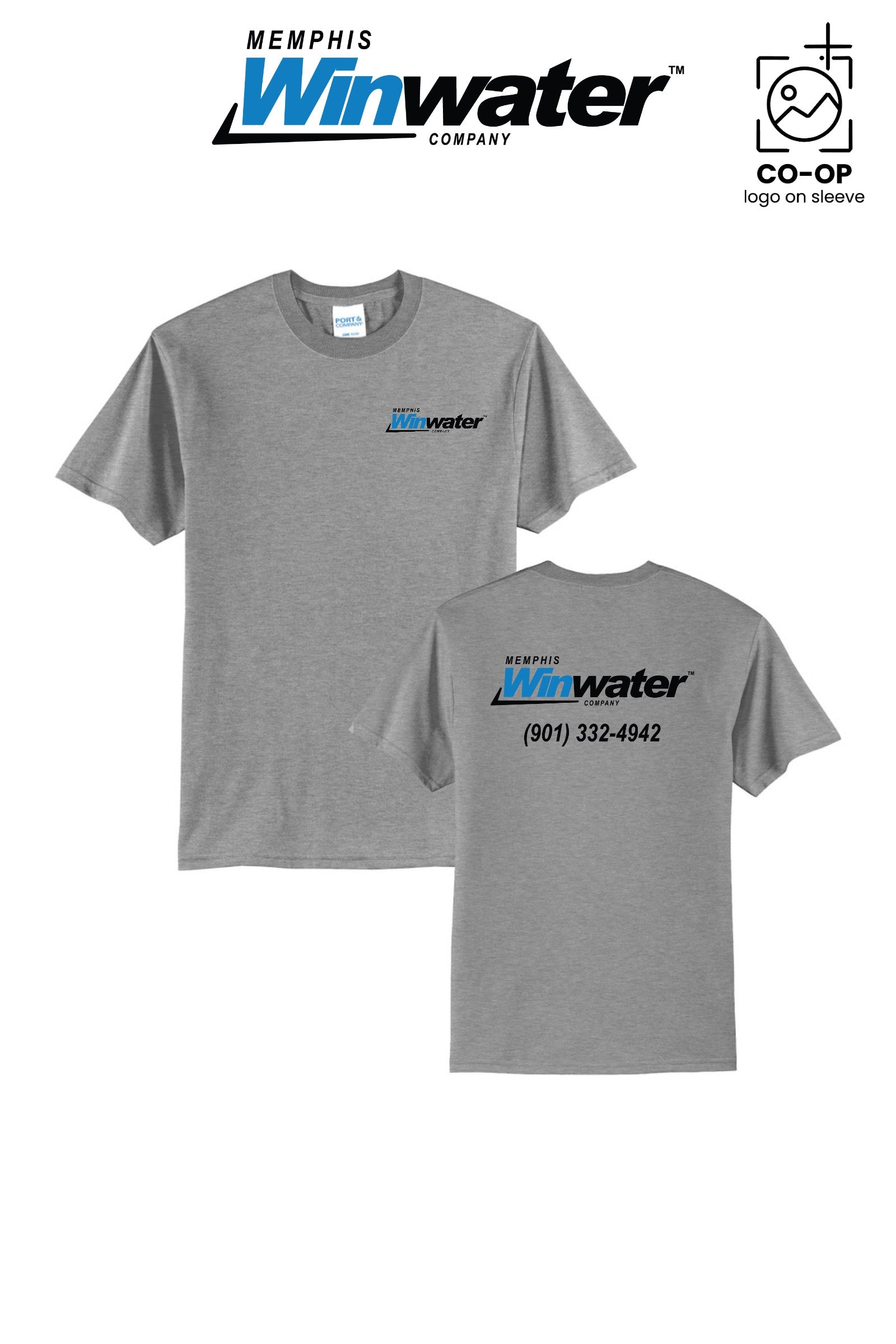 Port & Co™ Core Blend Tee - Memphis Winwater