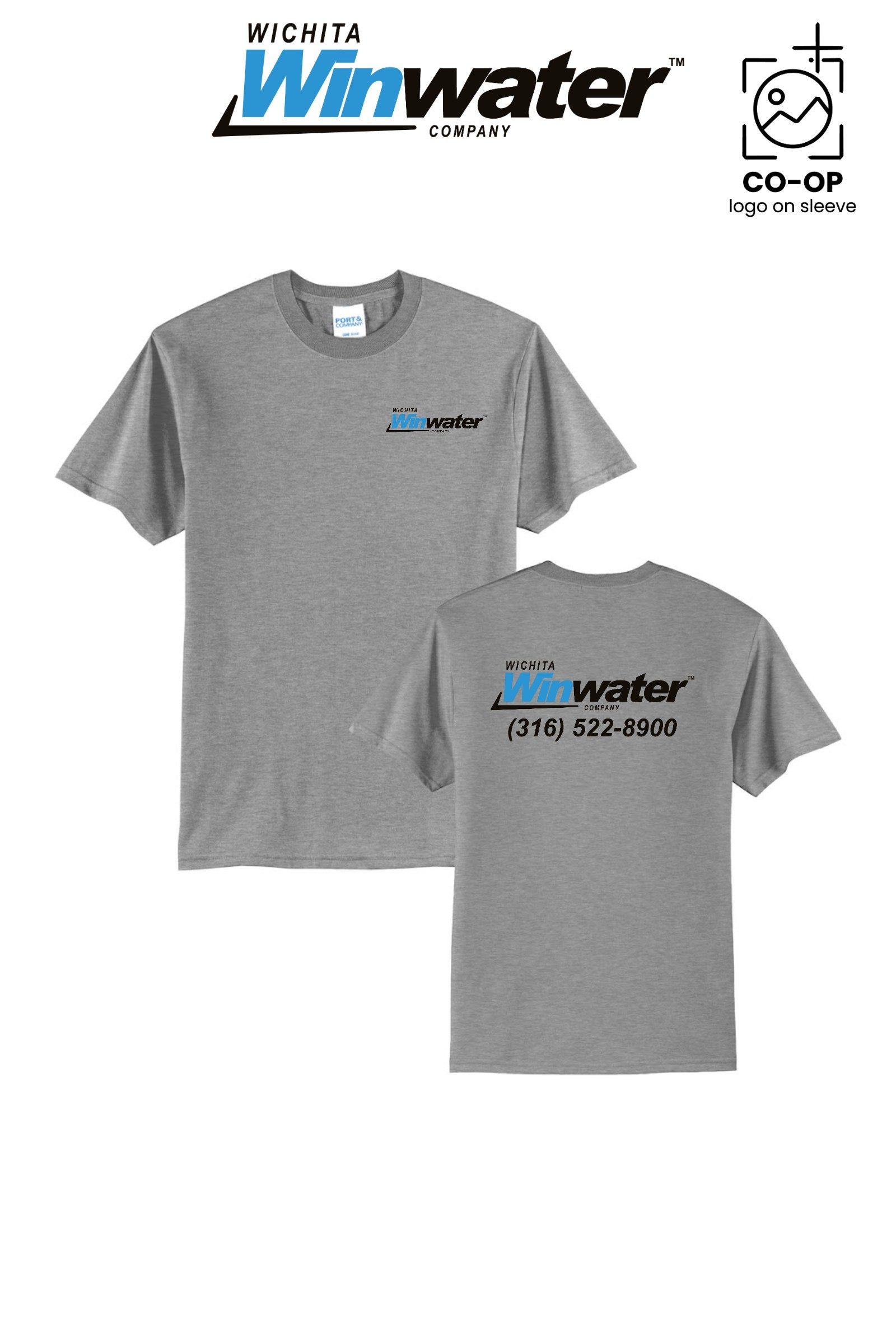 Port & Co™ Core Blend Tee - Wichita Winwater