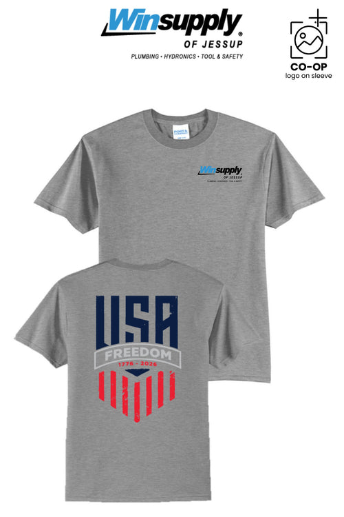 America 250 Port & Co Core Blend Tee - USA - Winsupply of Jessup