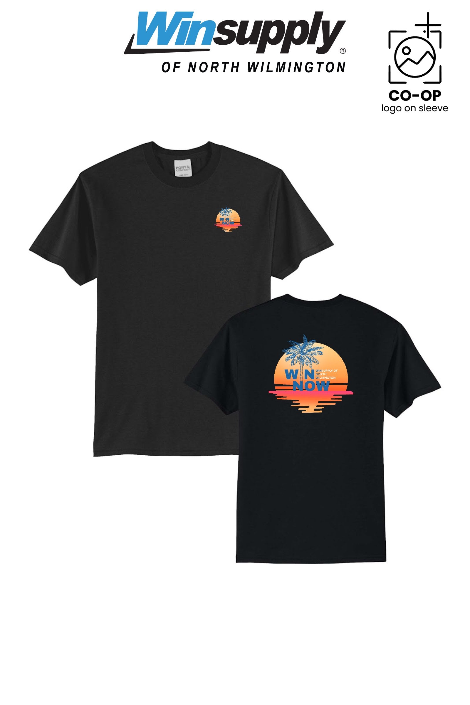 "WIN NOW" Port & Co™ Core Blend Tee - Winsupply N Wilmington NC