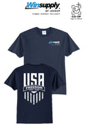 America 250 Port & Co Core Blend Tee - USA - Winsupply of Jessup