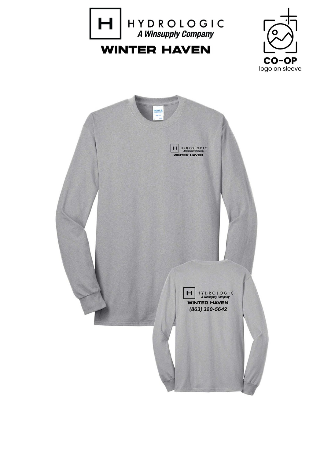 Port & Co™ Long Sleeve Core Blend Tee - Winsupply of Winter Haven