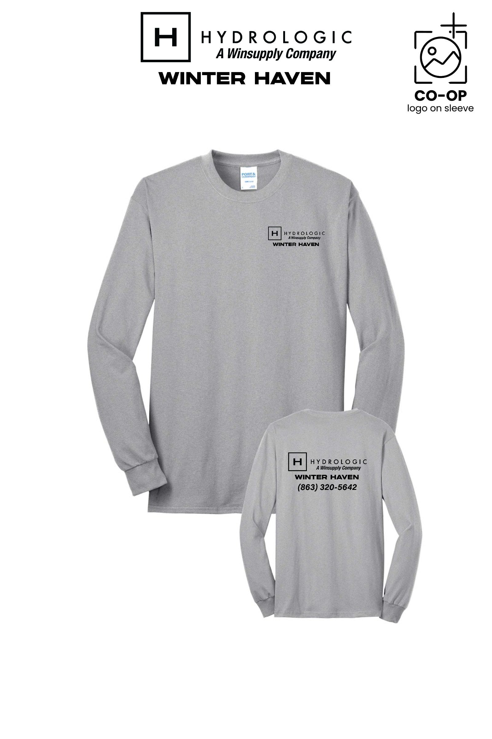 Port & Co™ Long Sleeve Core Blend Tee - Winsupply of Winter Haven