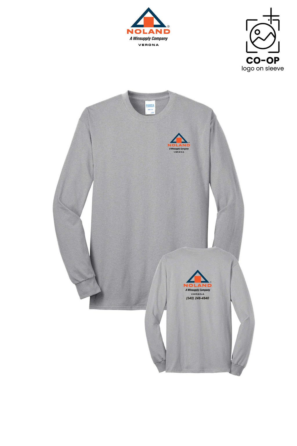 Port & Co™ Long Sleeve Core Blend Tee - Verona Noland