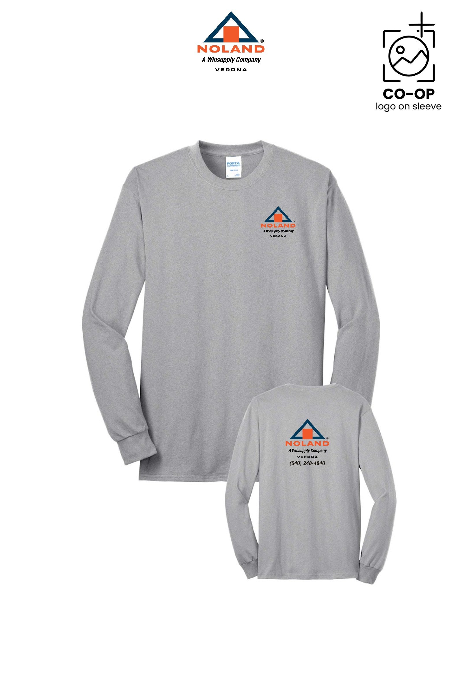 Port & Co™ Long Sleeve Core Blend Tee - Verona Noland