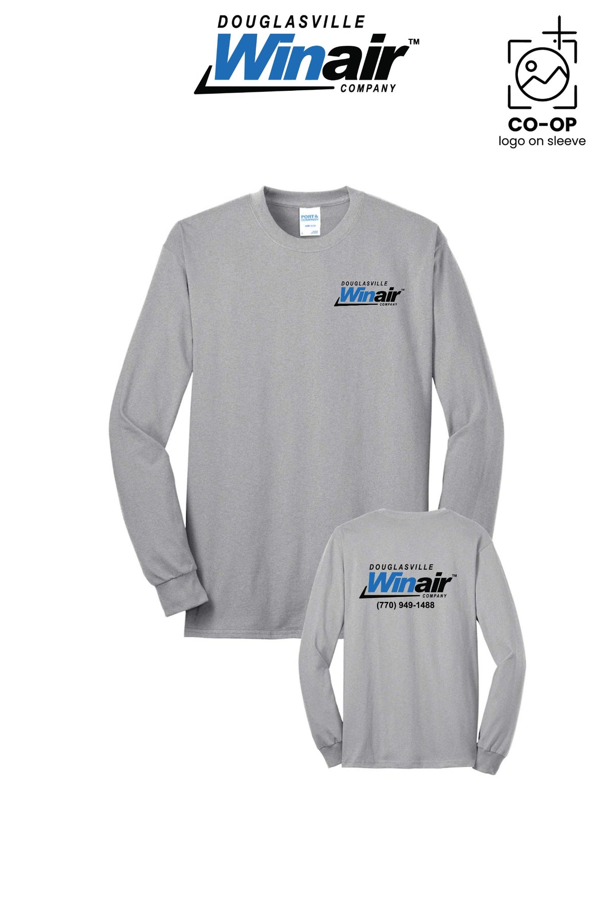 Port & Co™ Long Sleeve Core Blend Tee - Douglasville Winair