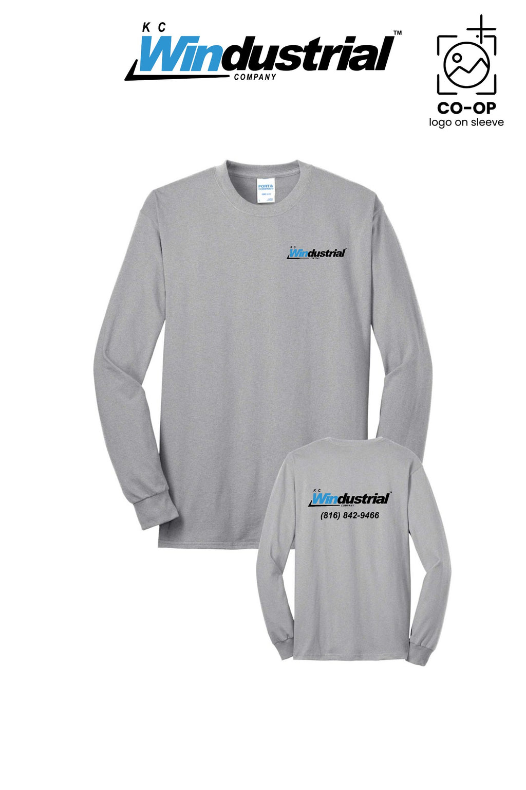 Port & Co™ Long Sleeve Core Blend Tee - KC Windustrial