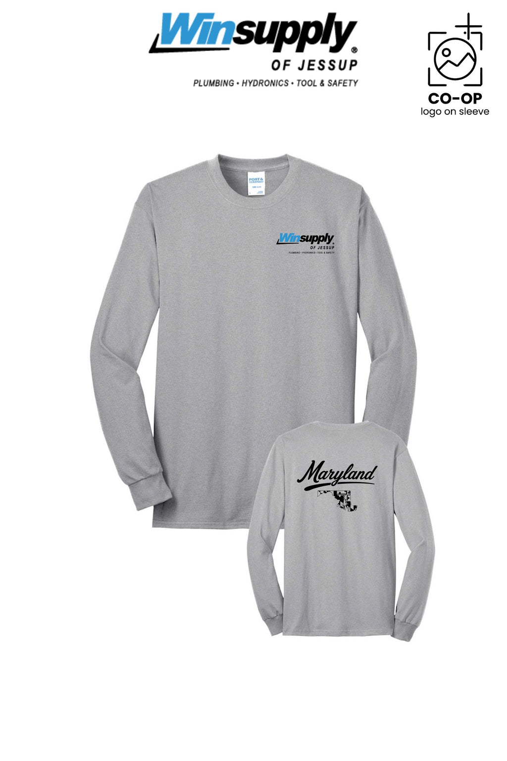 Port & Co™ Long Sleeve Core Blend Tee - Winsupply of Jessup