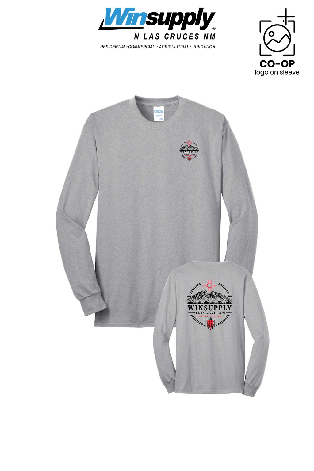 Port & Co™ Long Sleeve Core Blend Tee - Winsupply N Las Cruces NM