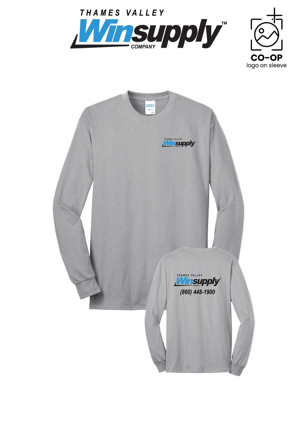 Port & Co™ Long Sleeve Core Blend Tee - Thames Valley Winsupply
