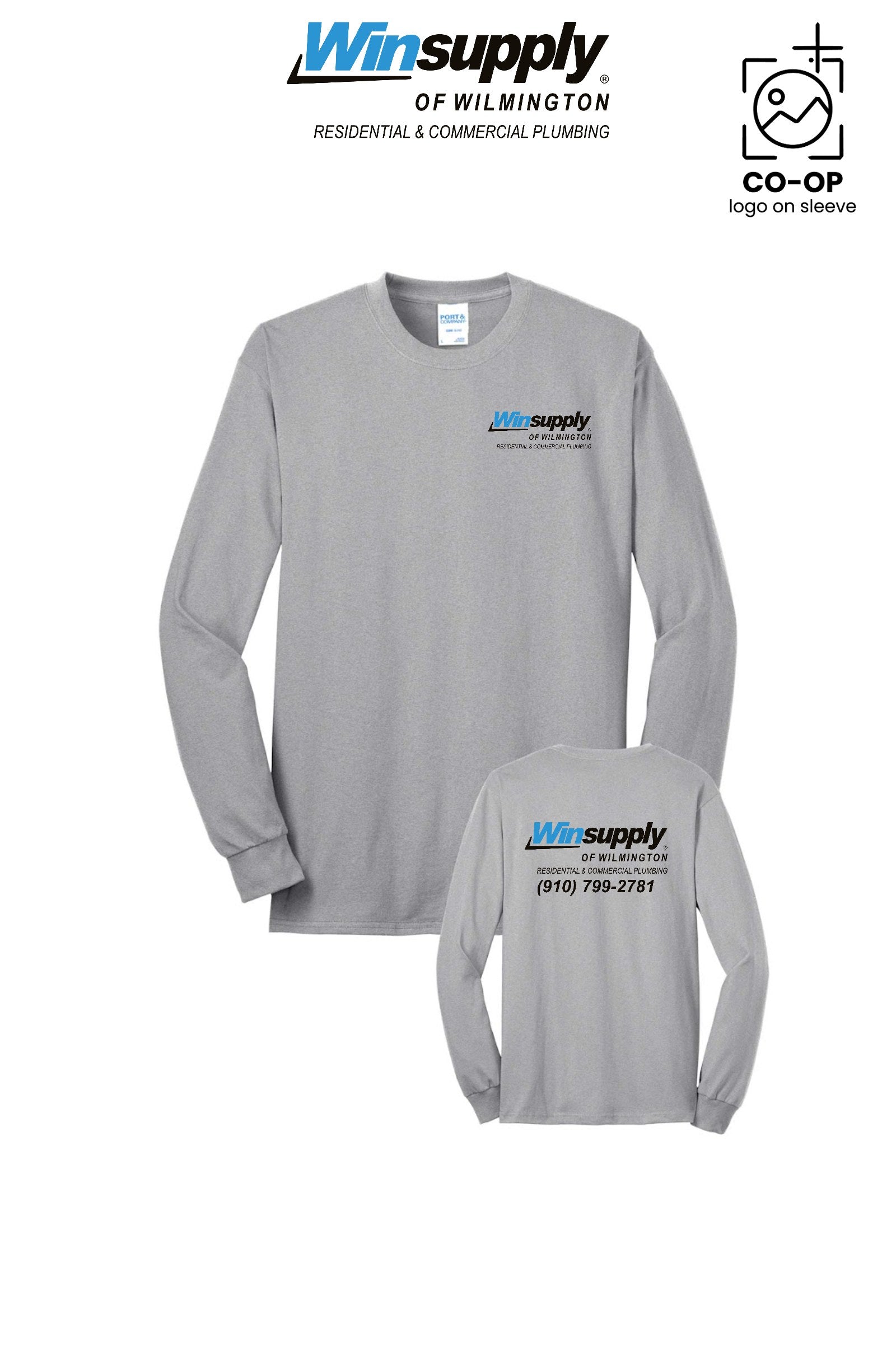 Port & Co™ Long Sleeve Core Blend Tee - Winsupply of Wilmington