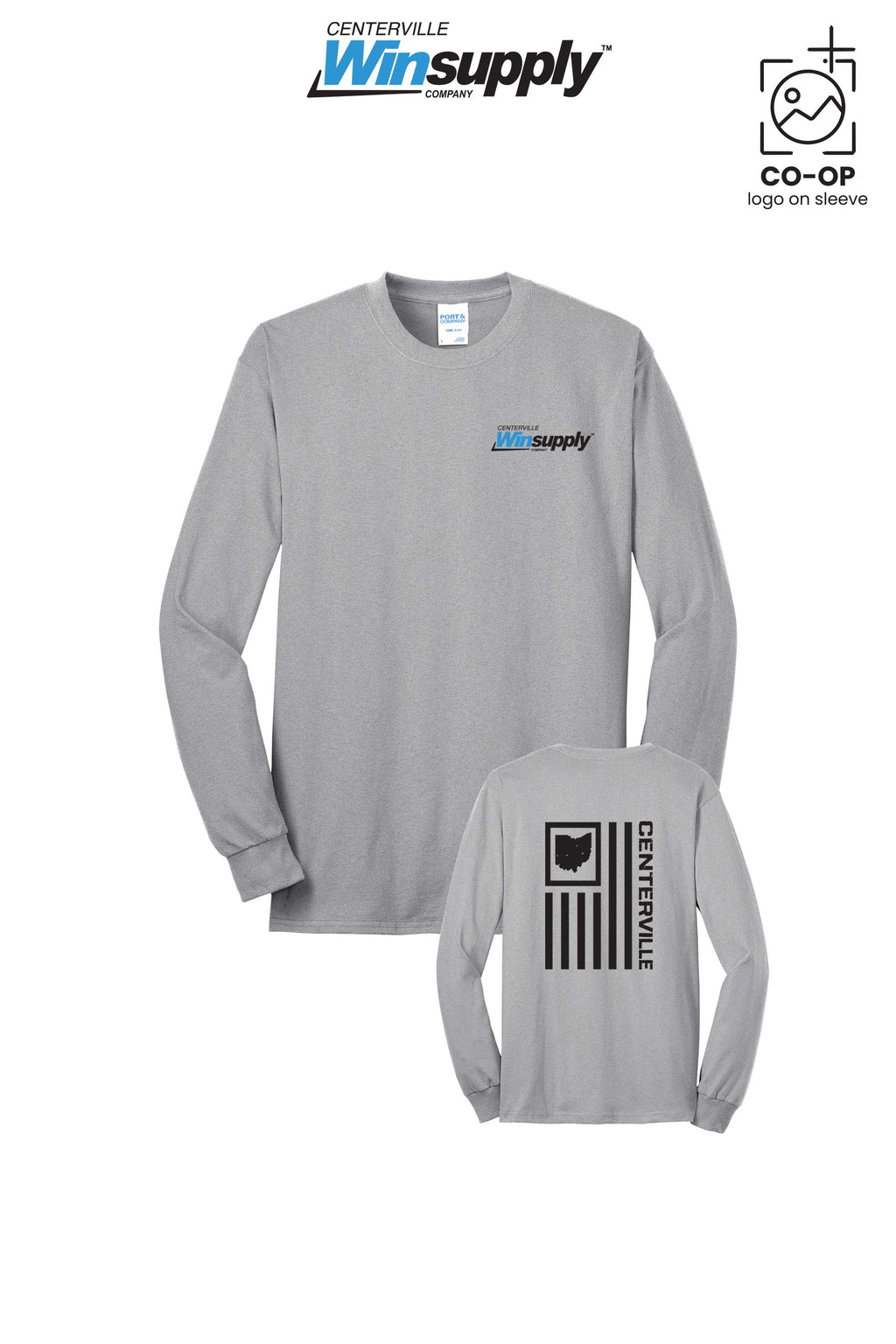 Port & Co™ Long Sleeve Core Blend Tee - Winsupply Centerville OH