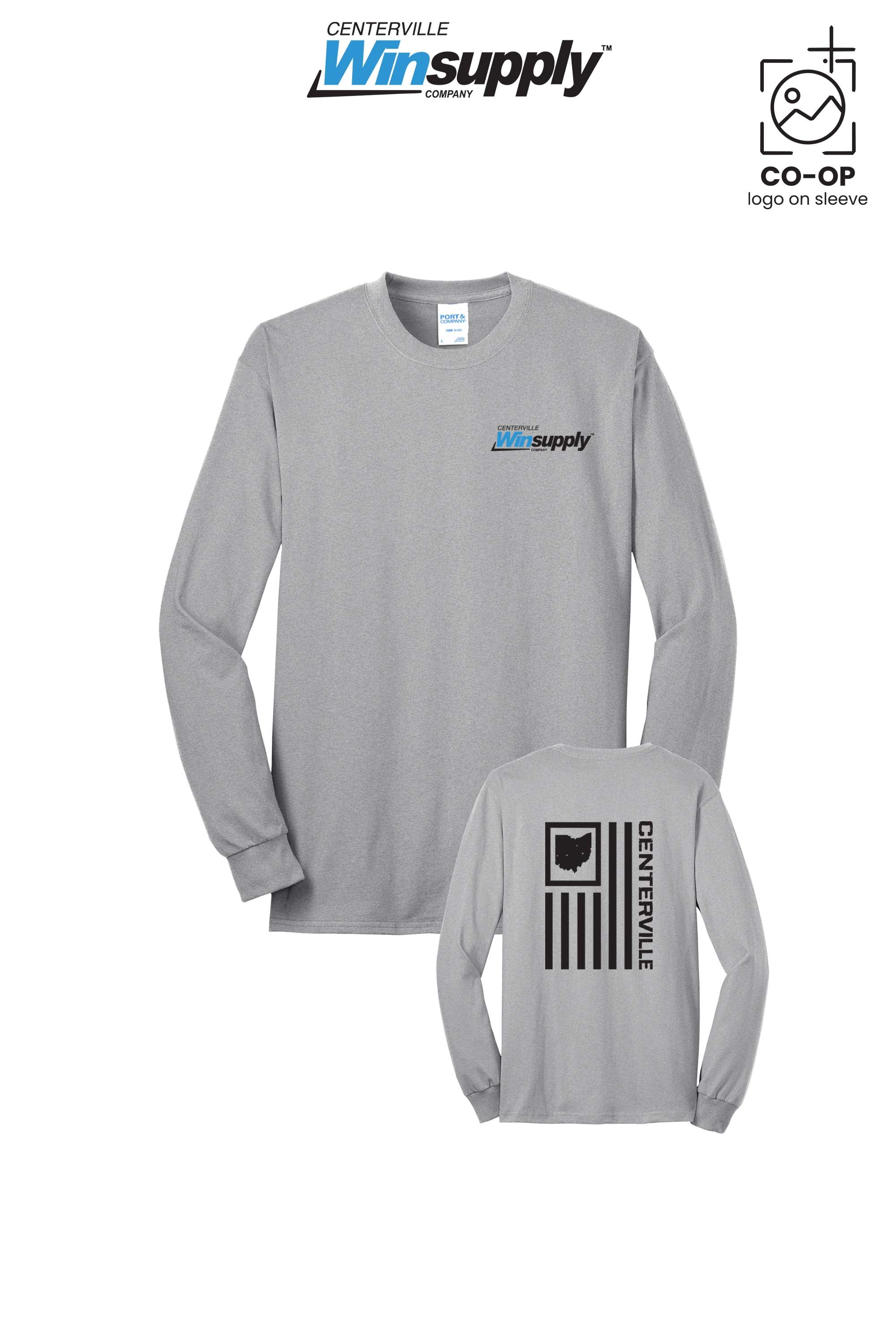 Port & Co™ Long Sleeve Core Blend Tee - Winsupply Centerville OH