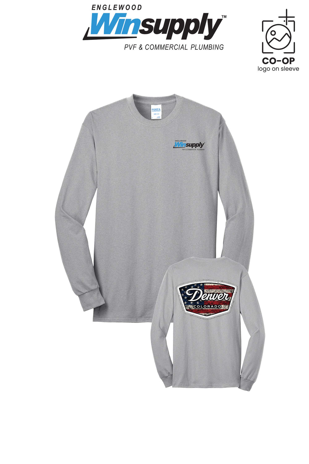 Port & Co™ Long Sleeve Core Blend Tee - Englewood Winsupply