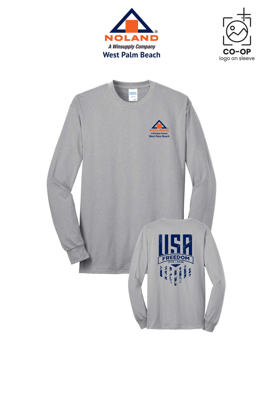 Port & Co™ Long Sleeve Core Blend Tee - Noland West Palm Beach