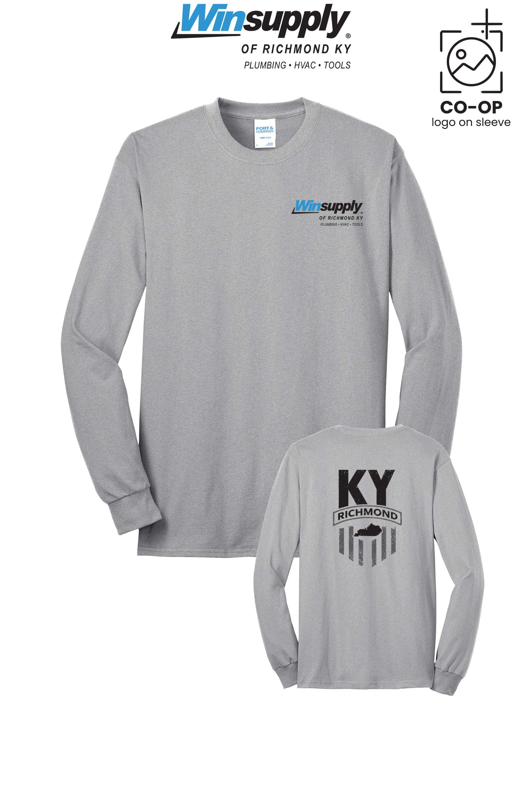 Port & Co™ Long Sleeve Core Blend Tee - Winsupply of Richmond KY