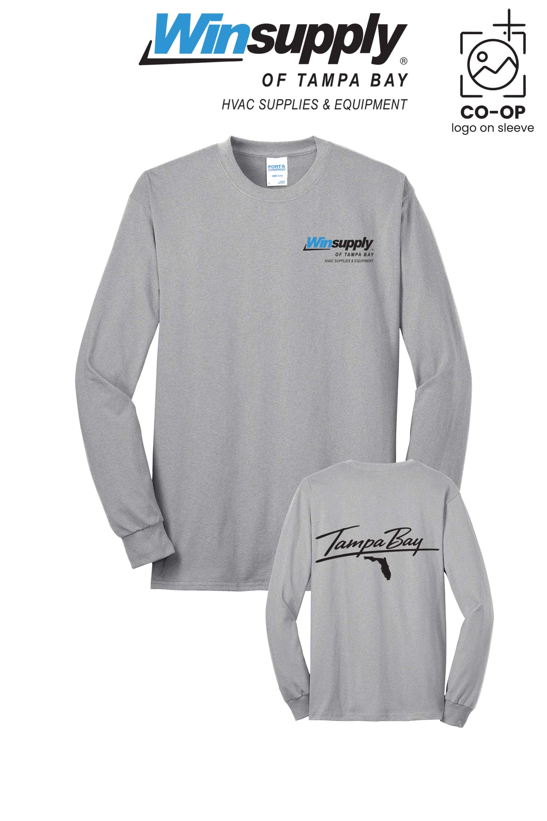 Port & Co™ Long Sleeve Core Blend Tee - Winsupply of Tampa Bay