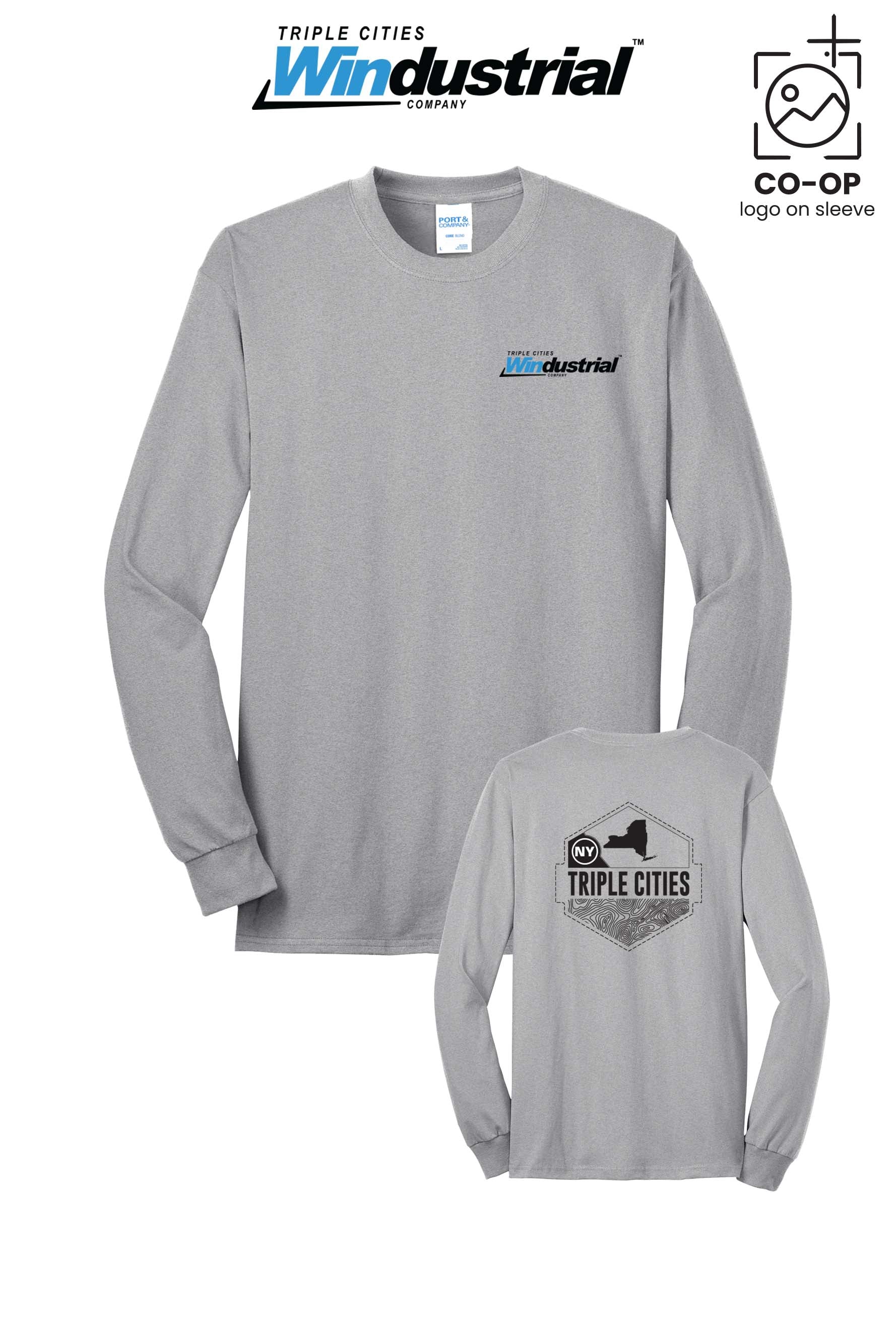 Port & Co™ Long Sleeve Core Blend Tee - Windustrial Triple Cities