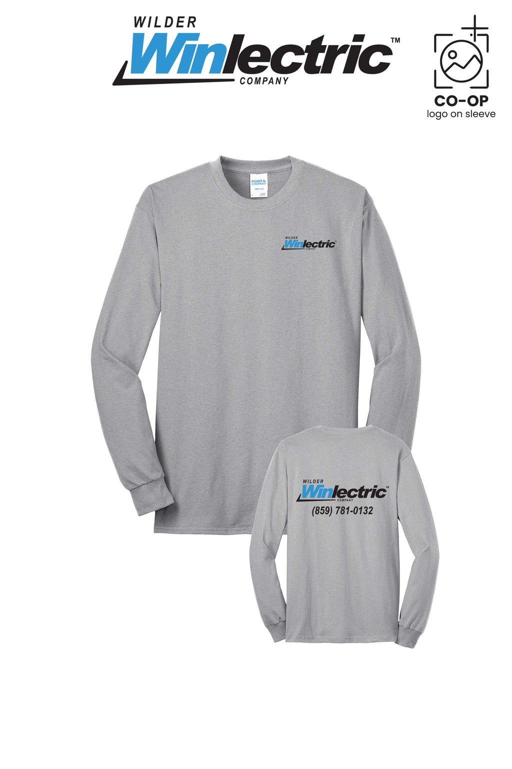Port & Co™ Long Sleeve Core Blend Tee - Wilder Winlectric