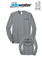 Port & Co™ Long Sleeve Core Blend Tee - Auburn Winwater