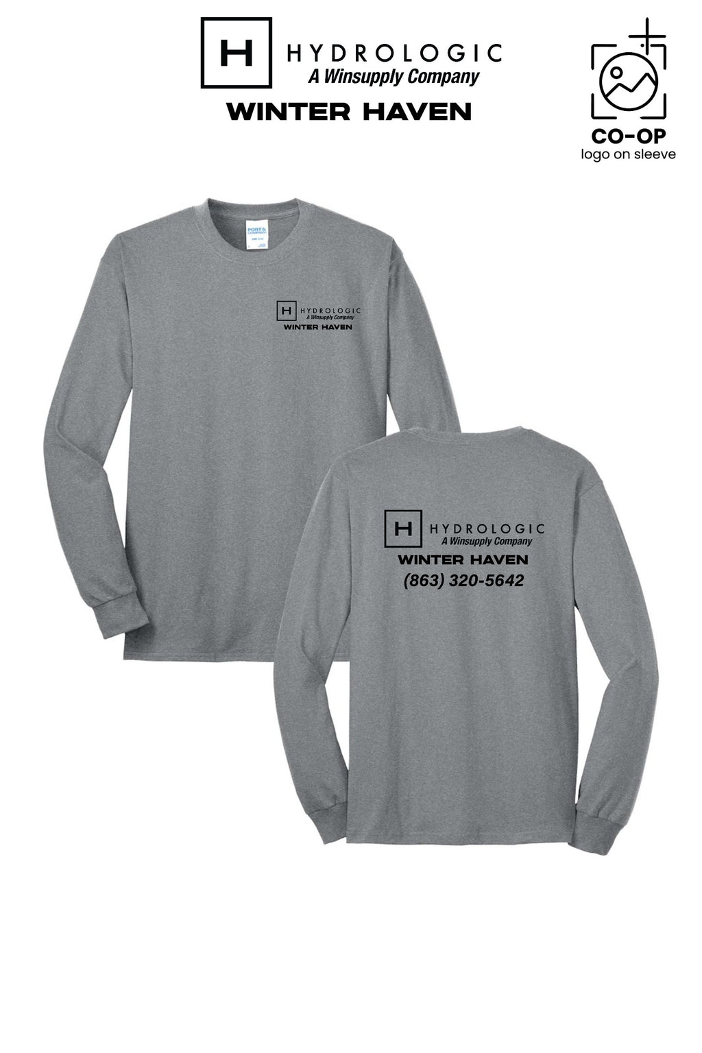 Port & Co™ Long Sleeve Core Blend Tee - Winsupply of Winter Haven