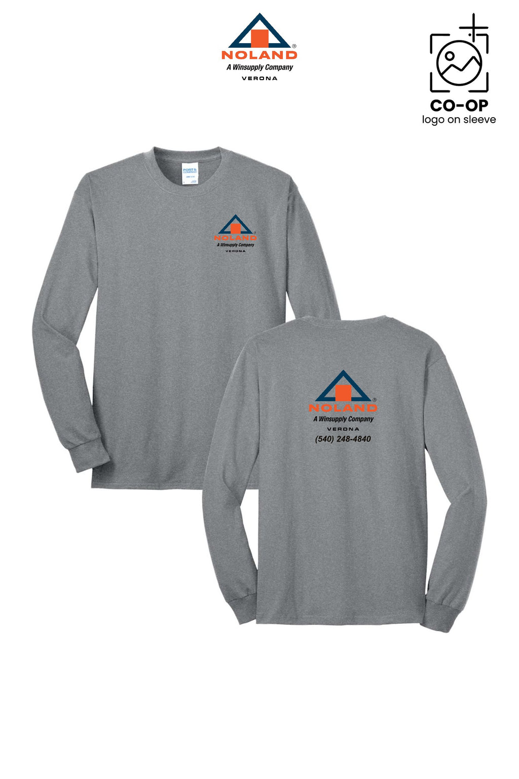 Port & Co™ Long Sleeve Core Blend Tee - Verona Noland