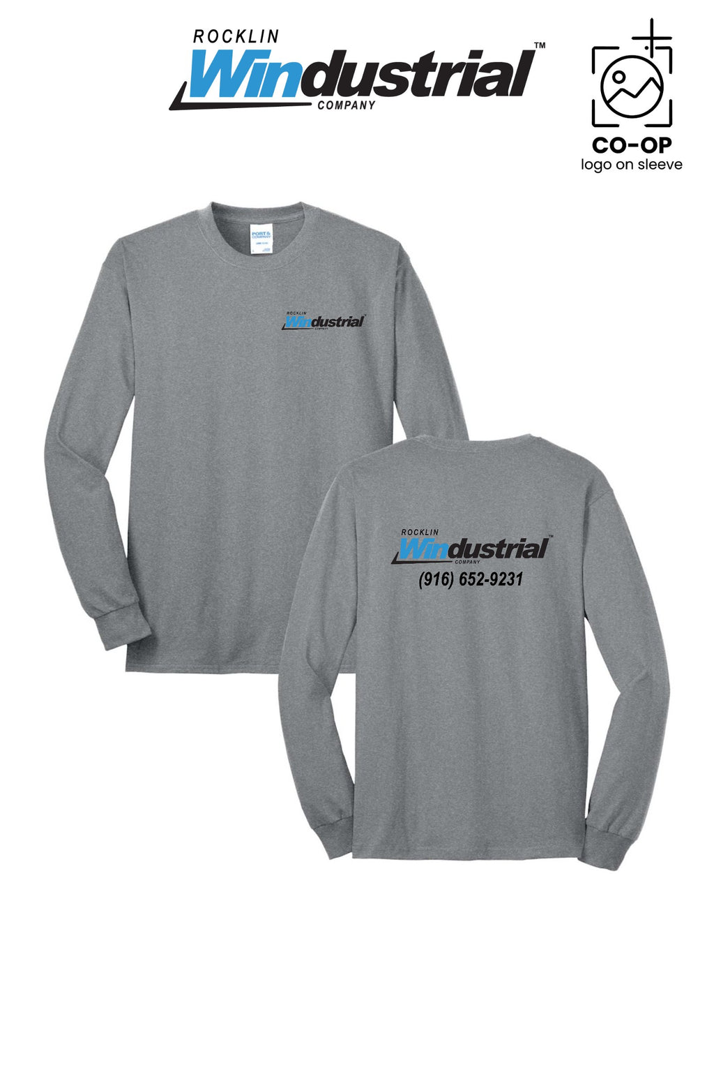 Port & Co™ Long Sleeve Core Blend Tee - Rocklin Windustrial
