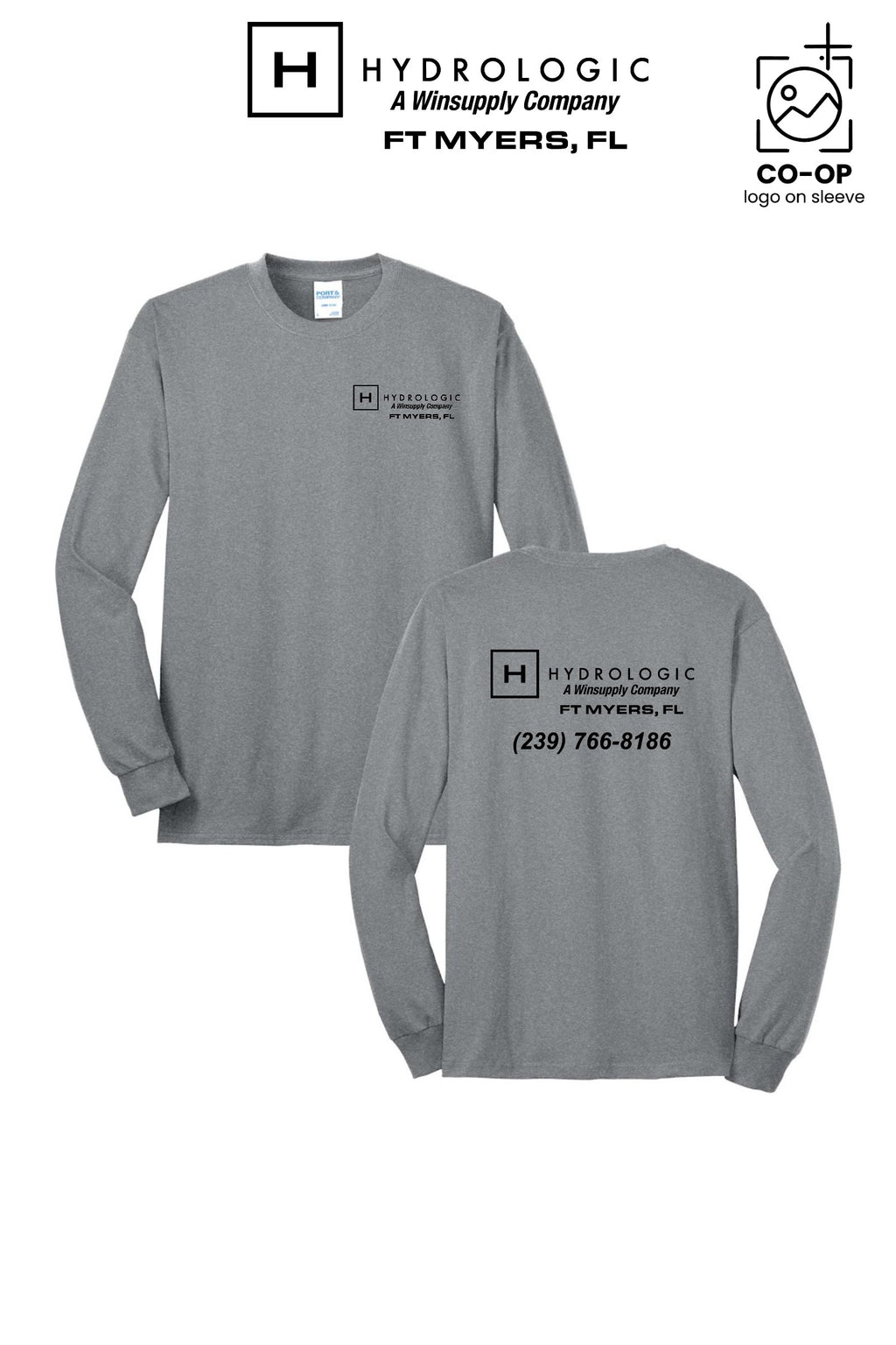 Port & Co™ Long Sleeve Core Blend Tee - Winsupply Ft Myers FL Co.