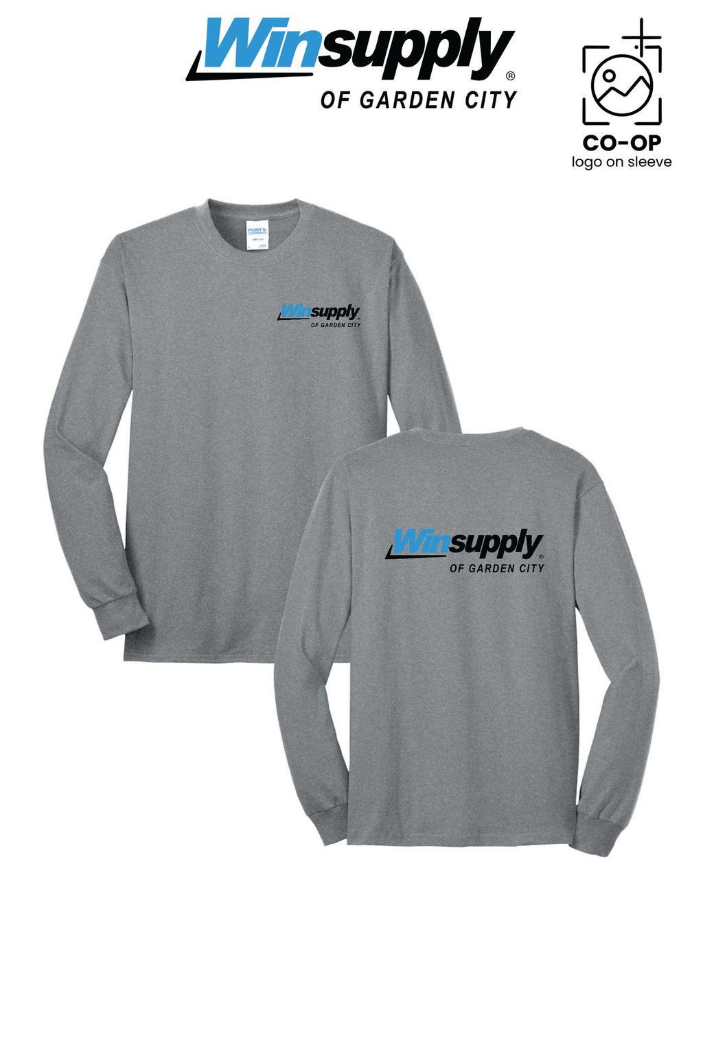 Port & Co™ Long Sleeve Core Blend Tee - Winsupply Garden City KS Co.