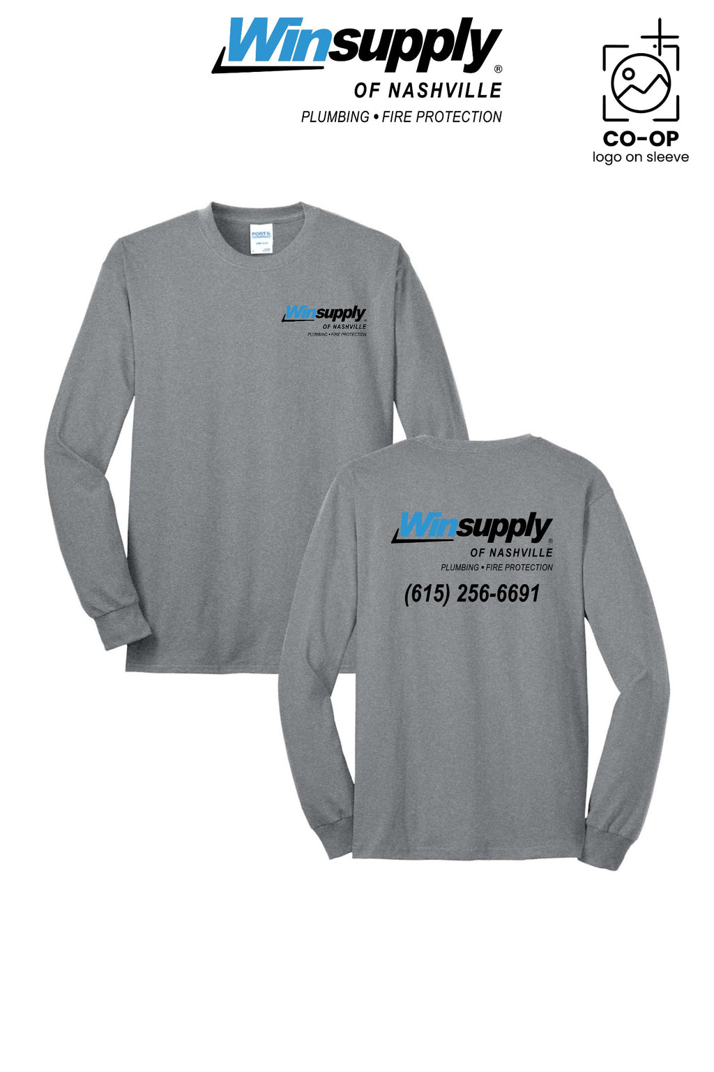 Port & Co™ Long Sleeve Core Blend Tee - Winsupply of Nashville