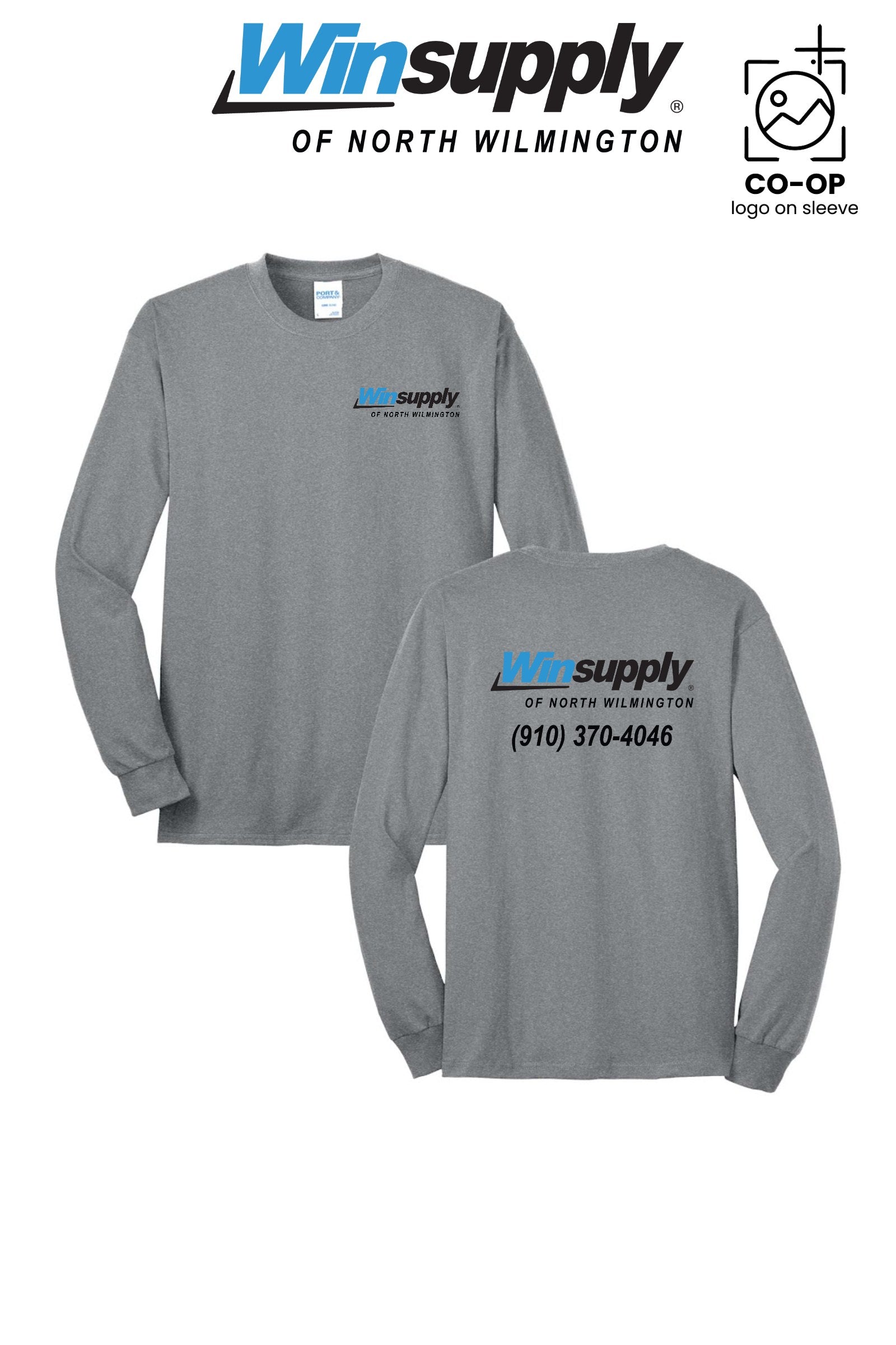 Port & Co™ Long Sleeve Core Blend Tee - Winsupply N Wilmington NC