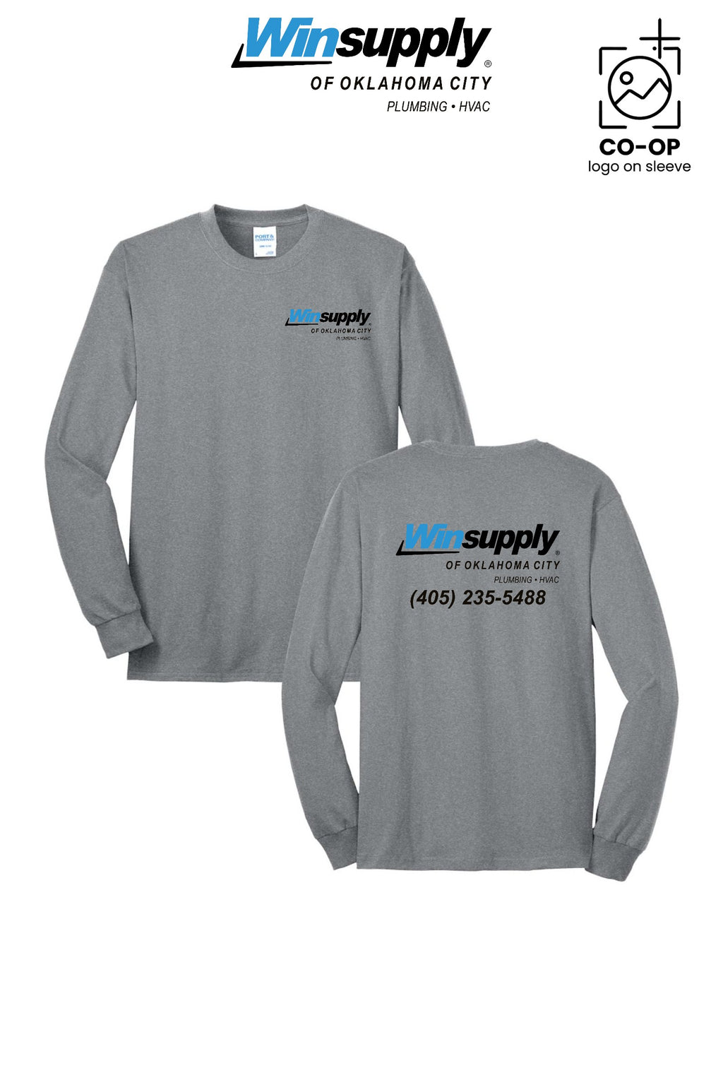 Port & Co™ Long Sleeve Core Blend Tee - Winsupply of Oklahoma City