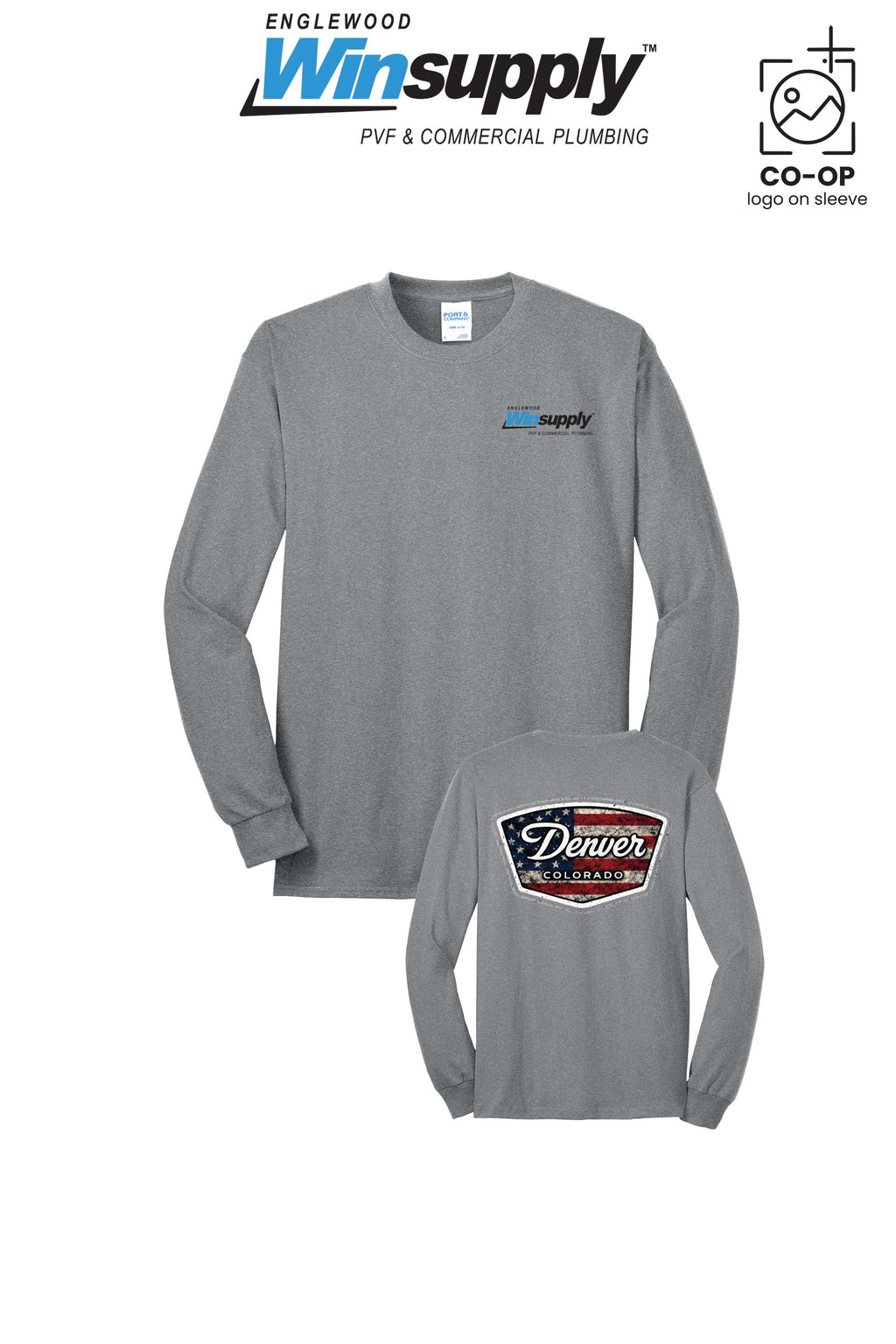 Port & Co™ Long Sleeve Core Blend Tee - Englewood Winsupply