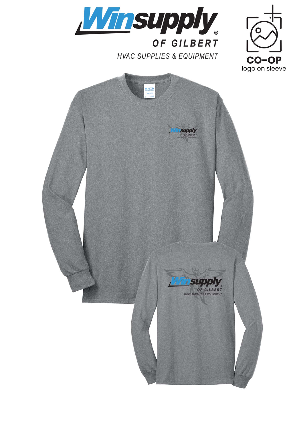 Port & Co™ Long Sleeve Core Blend Tee - Winsupply of Gilbert