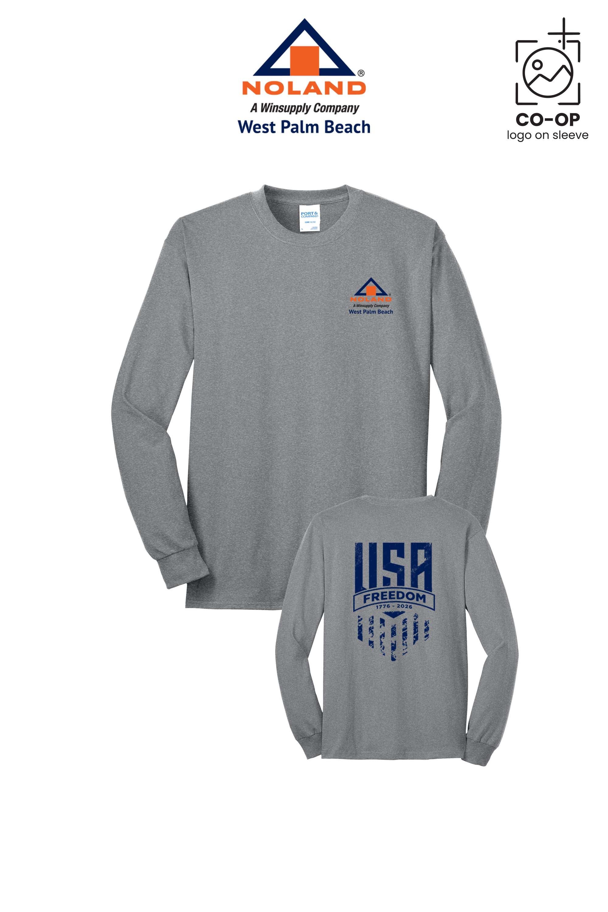 Port & Co™ Long Sleeve Core Blend Tee - Noland West Palm Beach