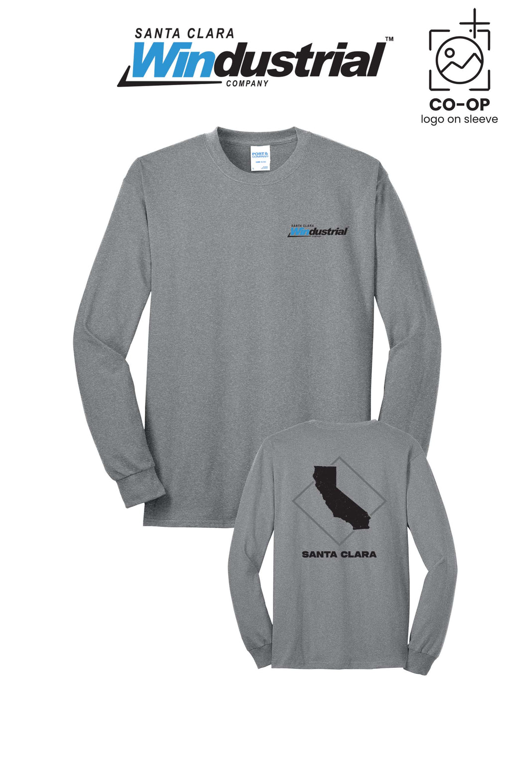 Port & Co™ Long Sleeve Core Blend Tee - Santa Clara Windustrial