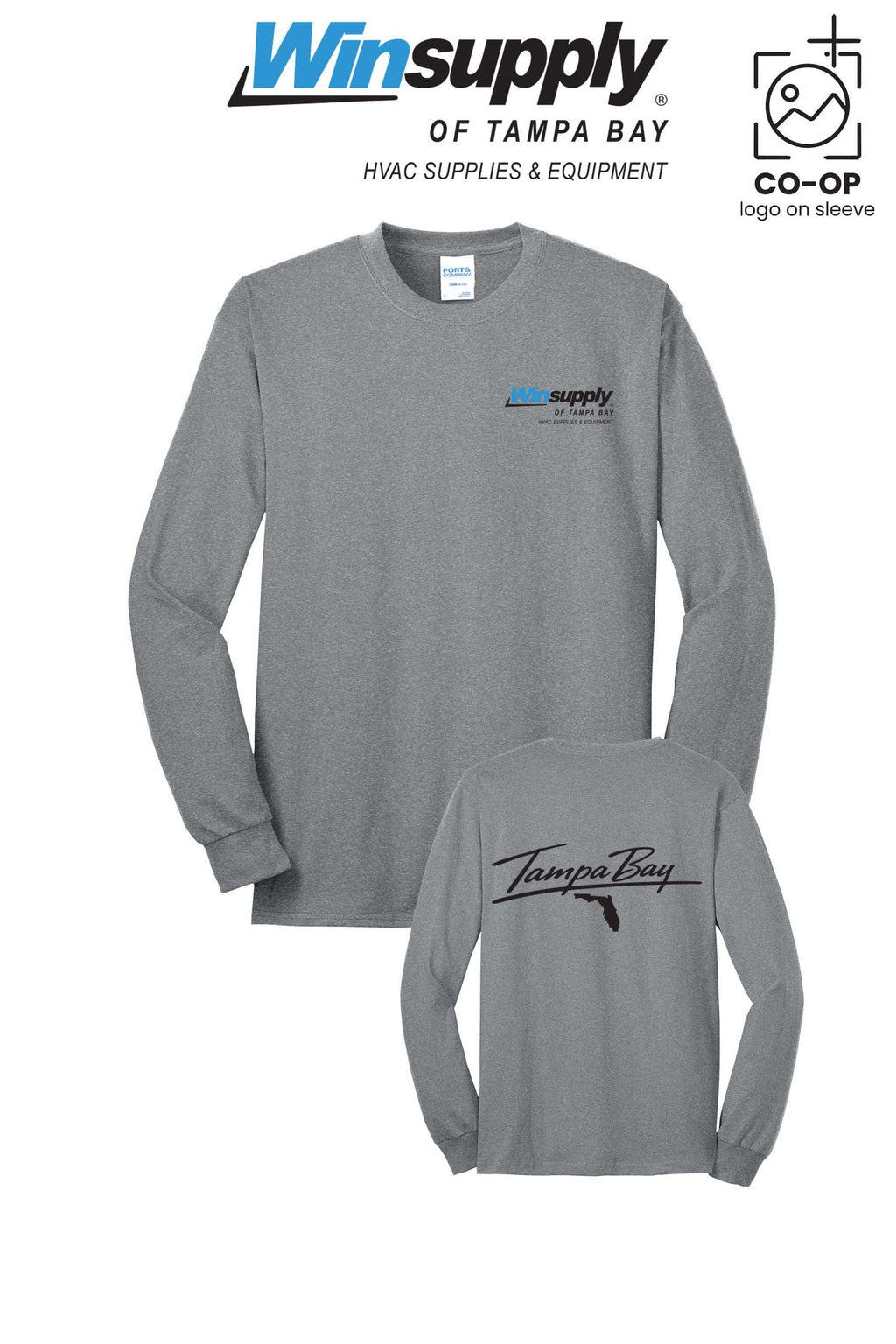 Port & Co™ Long Sleeve Core Blend Tee - Winsupply of Tampa Bay